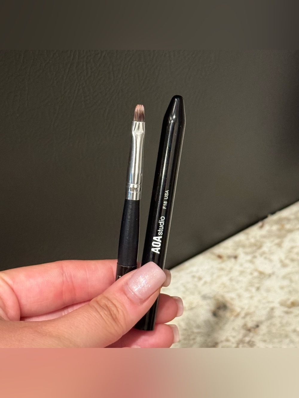 AOA Studio Black Lip & Detail Brush